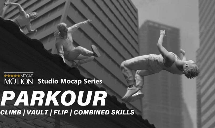 Parkour | Extreme Sports Mocap Motions for iClone & ActorCore