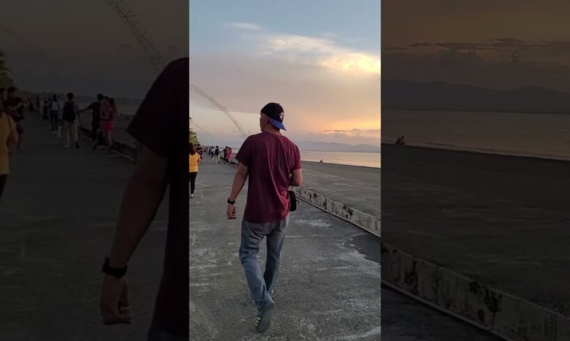 Sunset at the bay@Dipolog City#awesome sunset#youtubeshort #trendingshorts #shortsvideo #travel 🇵🇭