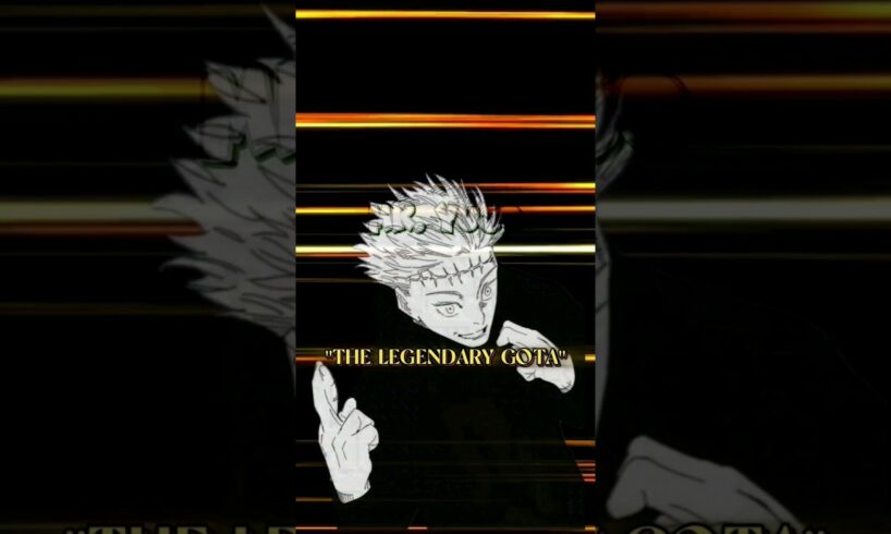 "The Legendary GOTA"|jjk manga edit #shorts #viral #jujutsukaisen #gojo #yuta