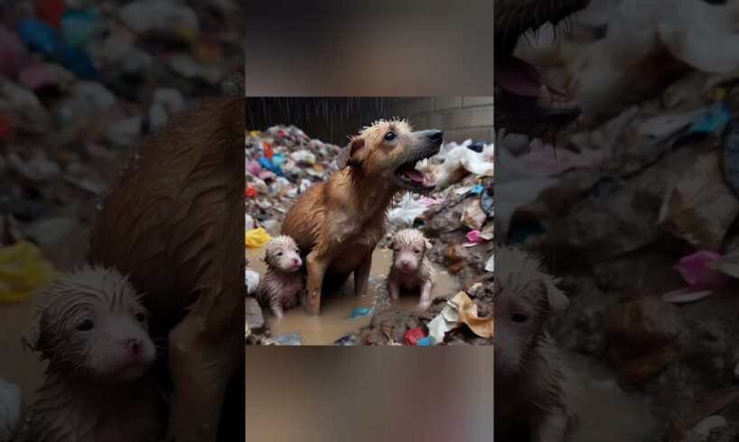 Toddler rescues puppy in mud 63