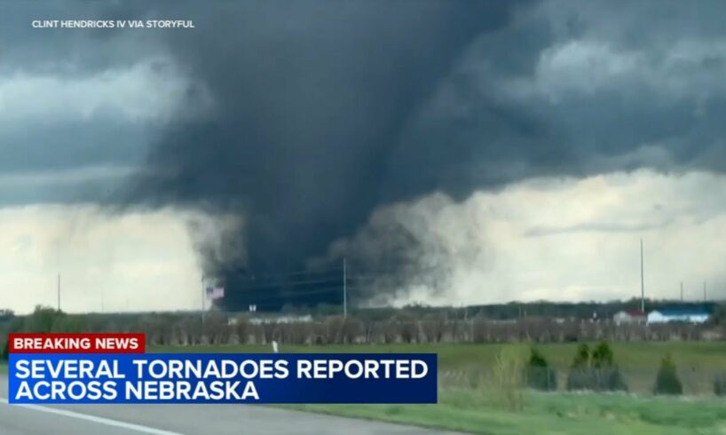 Tornadoes rip through Nebraska, causing damage near Omaha