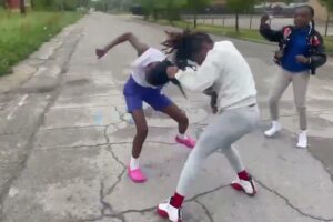 Hood Girl  Fight