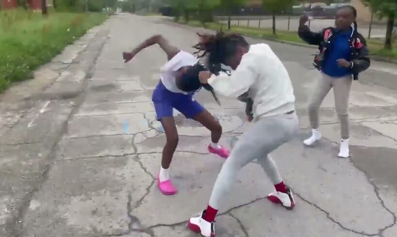 Hood Girl  Fight