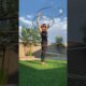 A kaleidoscope of motion featuring multiple hula hoops