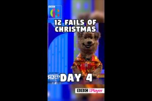 CBBC Bloopers - Day 4 😂 | 12 Fails of Christmas 🎄 | #SHORTS
