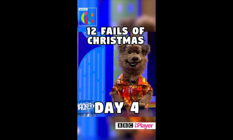 CBBC Bloopers - Day 4 😂 | 12 Fails of Christmas 🎄 | #SHORTS