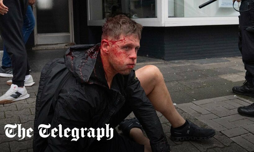 England fans involved in violent clashes with Serbians ahead of Euro 2024 opener