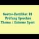 Goethe-Zertifikat B1  Prüfung Sprechen  Thema : Extreme Sport