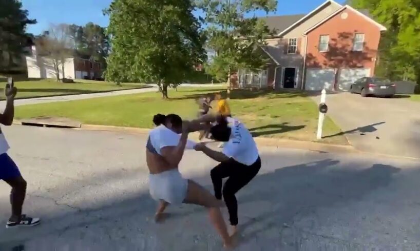 Hood Girl  Fight