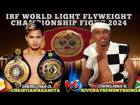 June 18 2024:SA WAKAS BAGONG CHAMPION NG PINAS-Christian Araneta(Ph) Vs Sivenathi Nonthsinga(Africa)