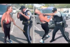 Karen Gets KNOCKED OUT COLD After POWER PUNCH From Cop!