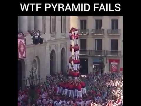 Man Pyramid Fall || People Are Awesome || Very Danger Fall