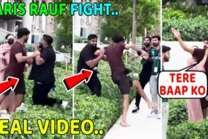 Pakistani cricketer Haris Rauf angry on Fan & fight with him in USA Heated Argument