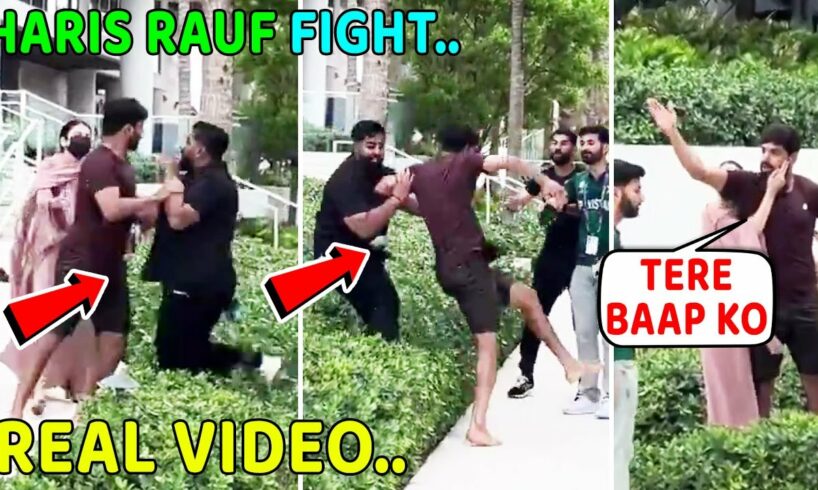 Pakistani cricketer Haris Rauf angry on Fan & fight with him in USA Heated Argument