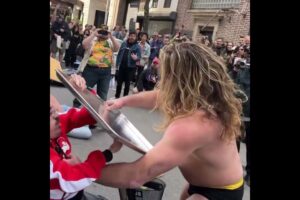 STREET FIGHT IN NYC WITH JOEY JANELA