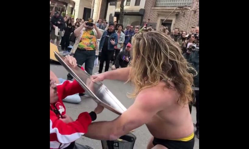 STREET FIGHT IN NYC WITH JOEY JANELA