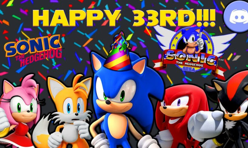 Sonic's 33rd Birthday Compilation! (1 Hour 45 Mins)