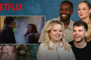 The Bridgerton Cast Reacts to Season 3 Part 1 Scenes | Netflix