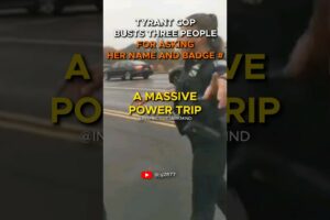 'Why Am I Arrested For Asking Your Badge Number?!' Tyrant Cop Detains Folks for No Reason #police