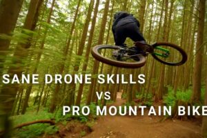 World's Best FPV Drone Shot VS Extreme Mountain Biking?!