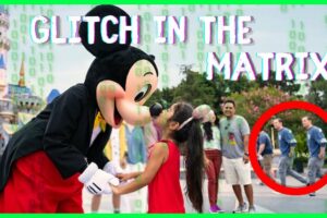 A Glitch In The Matrix Caught On Camera At Disneyland #shorts