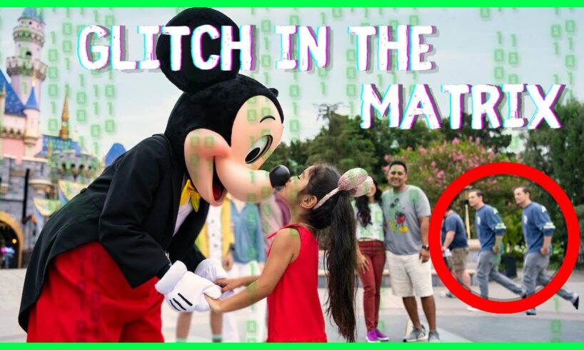 A Glitch In The Matrix Caught On Camera At Disneyland #shorts