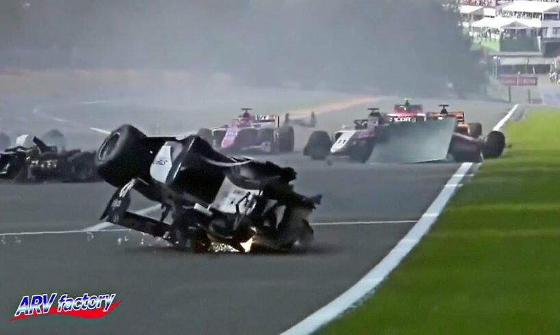 Anthoine Hubert Fatal Crash 2019 F2 Belgium Race 1