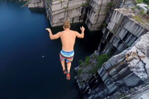 CLIFF JUMPING Compilation - Most INSANE Cliff Jumps of All Time!
