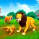 Clever Lion King Family: Brave Lions Defend Against Wild Animal Attacks | Animal Fights & Encounters