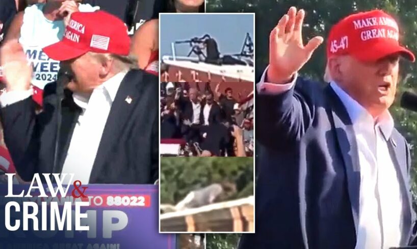 Every Video of Donald Trump's Assassination Attempt and Aftermath