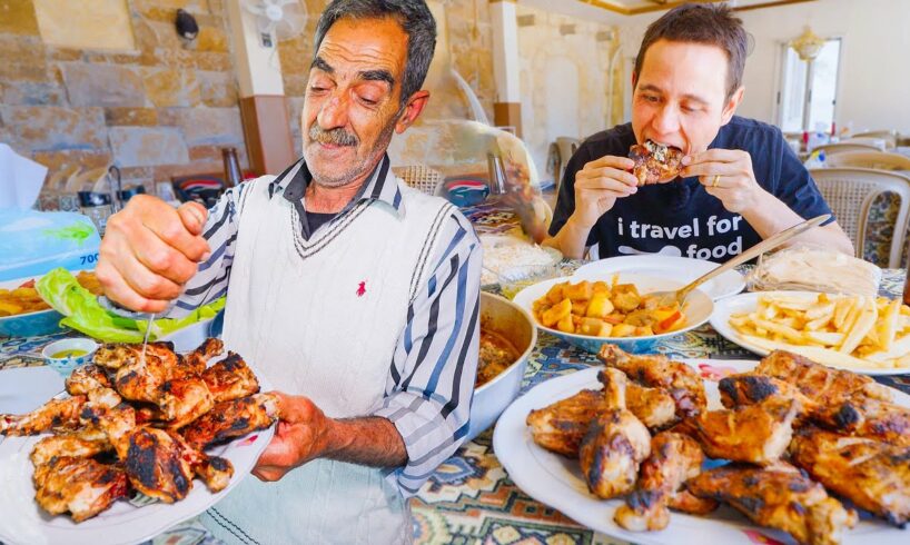 Extreme Garlic Grilled Chicken!! 🍗🇸🇾 SYRIAN FOOD + Amazing Hospitality in Syria!!