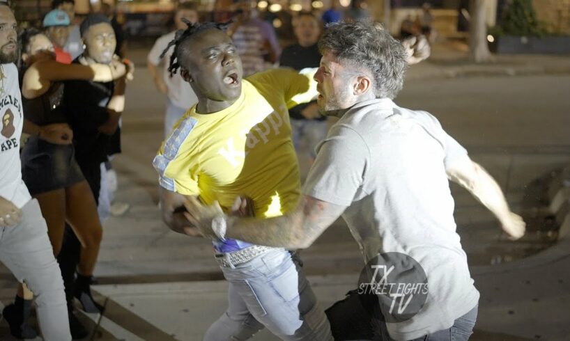 Fight Breaks out on 7th Street Fort Worth TX 6-15-2024