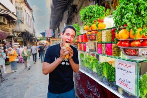 First Time in Syria!! 🇸🇾 14-Hour SYRIAN STREET FOOD Tour in Damascus!!