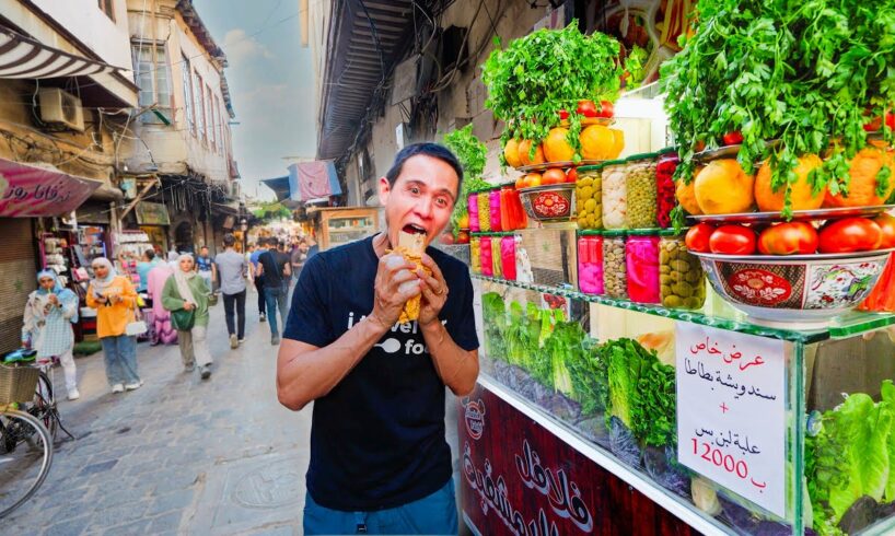 First Time in Syria!! 🇸🇾 14-Hour SYRIAN STREET FOOD Tour in Damascus!!