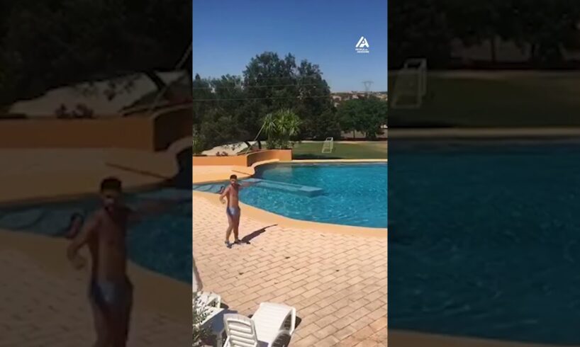 Gravity-defying trick shots for the win!