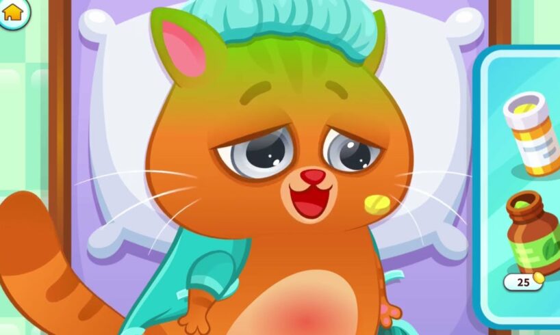 Little Kitten Adventure Bubbu Educational Games - Play Fun Cute Kitten Pet Care Game for Kids #634