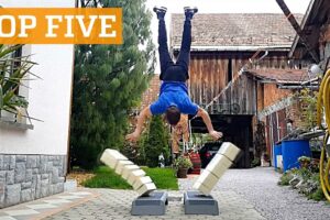 TOP FIVE: Stuntman Training, Breakdancing & Tennis Freestyle | PEOPLE ARE AWESOME 2016