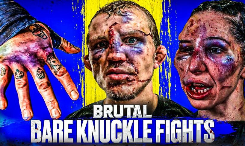 The Most Brutal Bare Knuckle Fights & Knockouts Of All Time