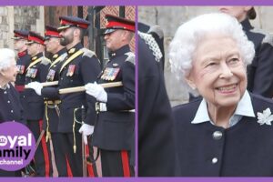 The Queen Giggles with Canadian Officers 🤭 ❤️