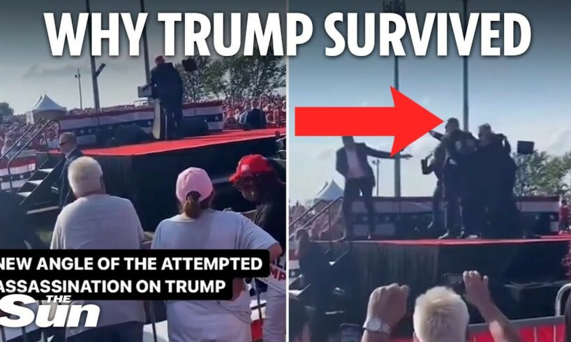 Trump shooting witness describes why Pres survived bullets as new footage emerges