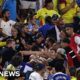 Video shows Uruguayan soccer stars brawl with Colombia fans at Copa America semifinal