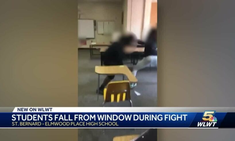 Video shows students falling out of window during fight at school in St. Bernard