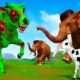 Zombie Cow vs Mammoth: Intense Fight - Animal Kingdom Epic Revolt Battles