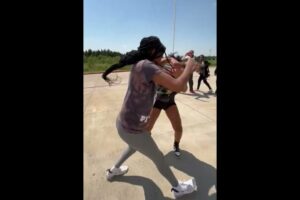 Hood Girl Fight