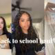 Back to school haul~1 hour TikTok compilation🤍🛍️