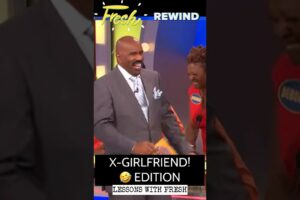 FAMILY FEUD FUN!🤣 (X-GIRLFRIEND ! EDITION) FRESH REWIND👊 #comedy #fail #funny #teacher