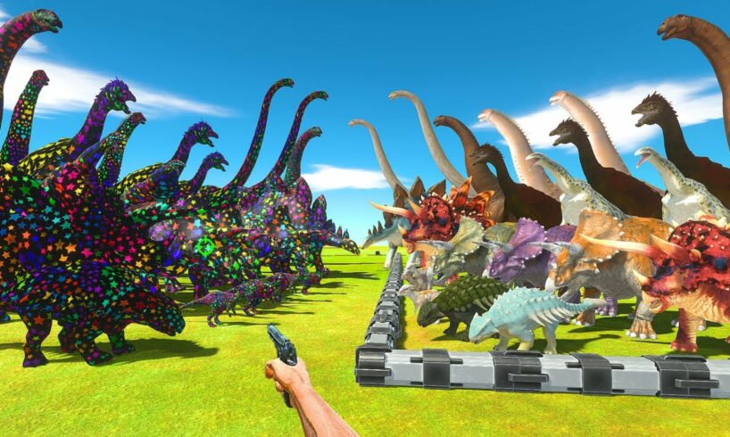 FPS Avatar Rescues Herbivore Dinosaurs and Fights Star Itself - Animal Revolt Battle Simulator