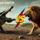 Fierce Battle: Crocodile vs. Lion | Top 5 Heart-Wrenching Moments | Animal Fights