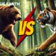 Fierce Battle: Tiger vs. Bear | Animal Fights | Fabulous Earth