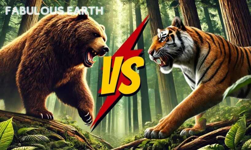 Fierce Battle: Tiger vs. Bear | Animal Fights | Fabulous Earth